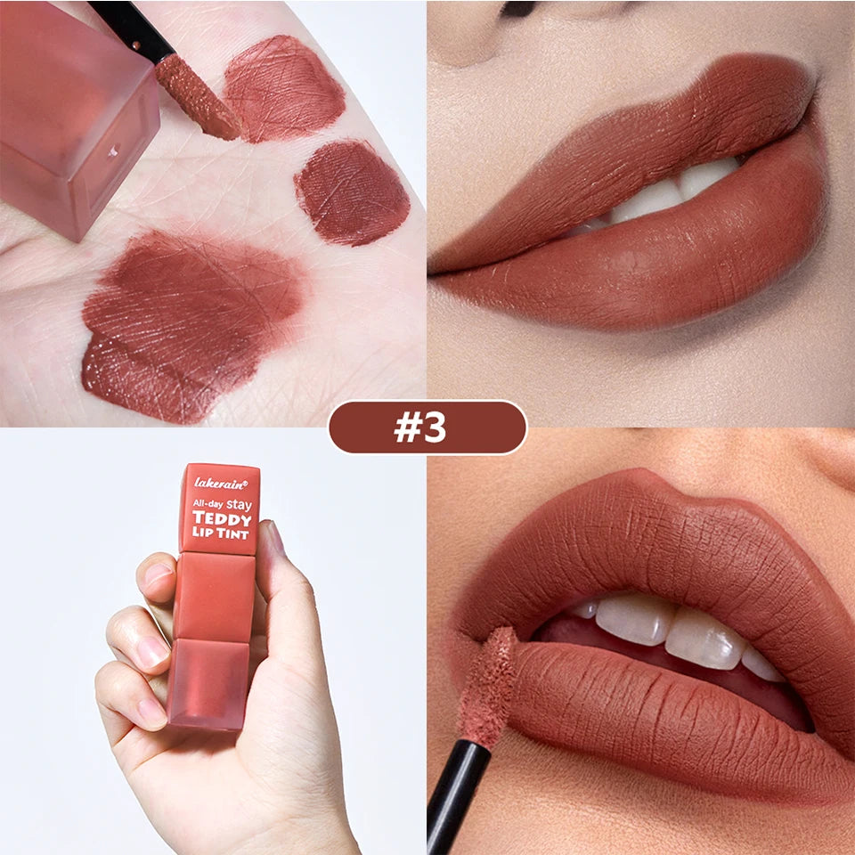Matte Liquid Lip Tint Waterproof Long Lasting Lip Color