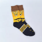 Polyester Animal Pattern Mid Calf Men Socks