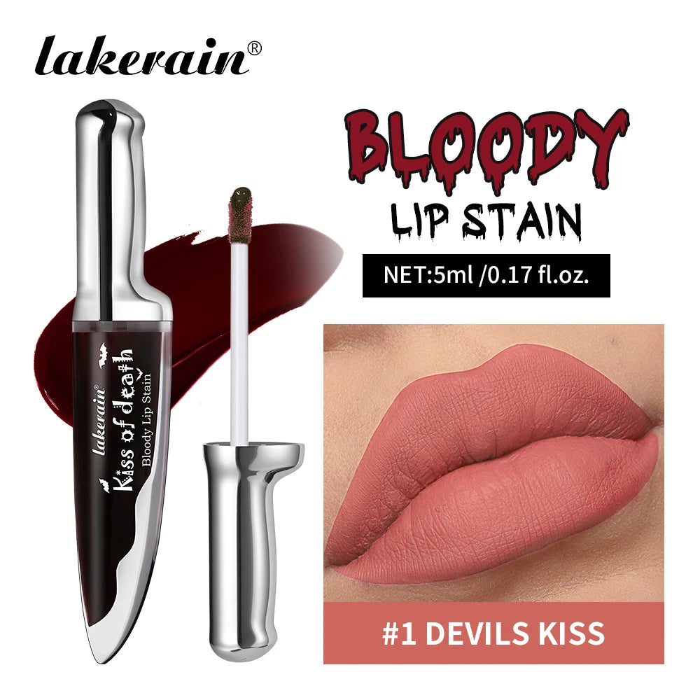 Matte Blood Effect Lip Stain Waterproof Long Lasting Lip Tint - 22