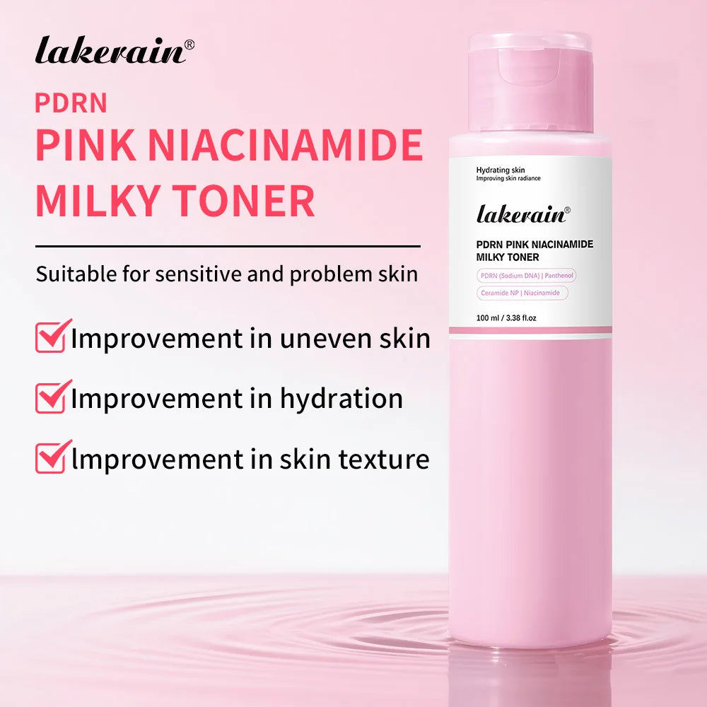PDRN Niacinamide Milky Facial Toner Hydrating Skincare Lotion