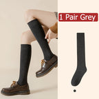 Thick Polyester Spandex Knit Winter Stockings