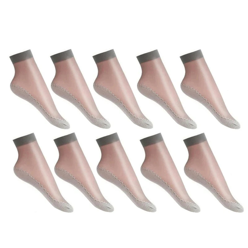 Womens Nylon Breathable Anti Slip Ankle Socks