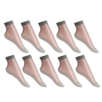 Nylon Elastane Breathable Anti Slip Women Boat Socks