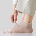 Cotton Polyester Ankle Socks Breathable Mesh Summer Casual Footwear