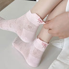 Polyester Elastane Low Cut Mesh Socks