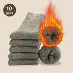 Wool Blend Thermal Crew Socks For Men