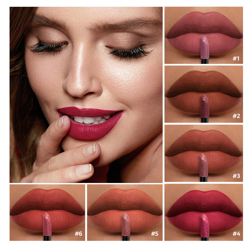 Matte Liquid Lip Tint Waterproof Long Lasting Lip Color - 3