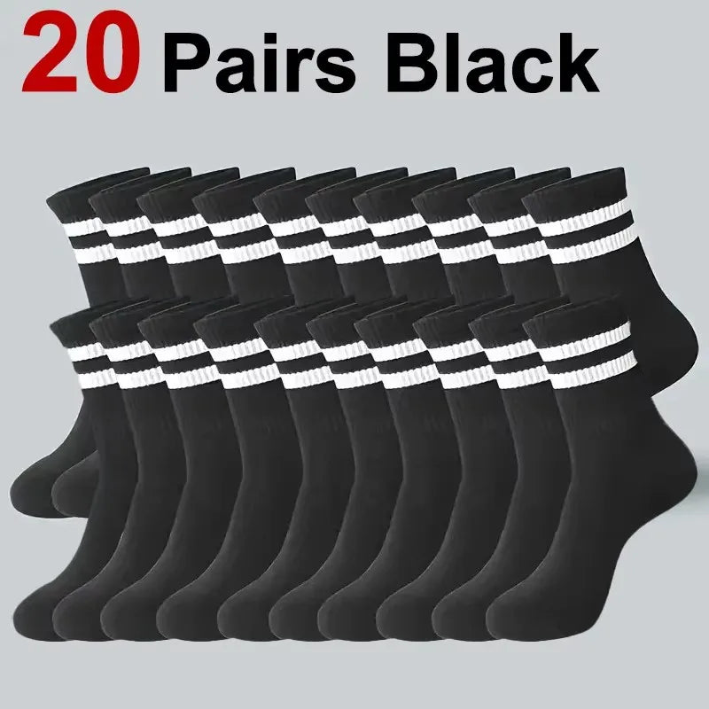 Polyester Elastane Crew Socks Multi Pack - 9