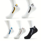 Polyester Spandex Ankle Socks Breathable Sports Casual Footwear