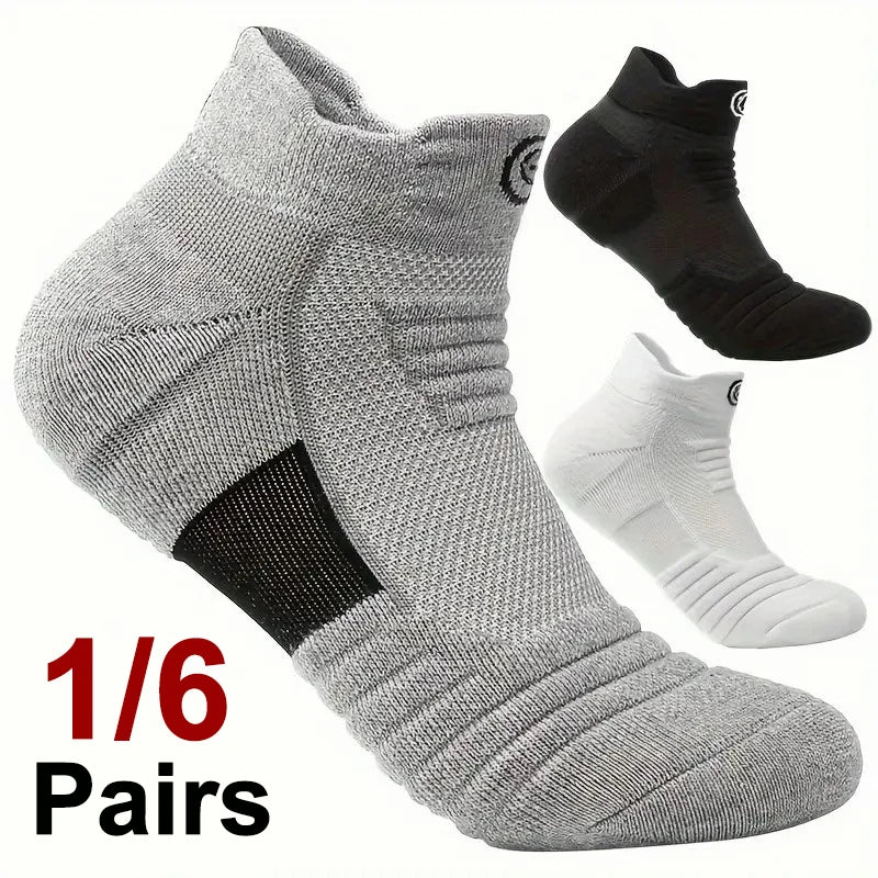 Polyester Spandex Athletic Ankle Socks