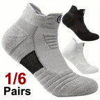 Polyester Spandex Athletic Ankle Socks