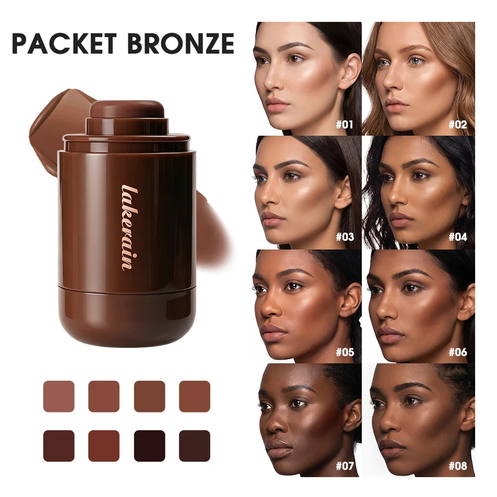 Cream Bronzer Stick Facial Contouring Makeup - 1