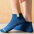 5 Pack Mens Polyester Blend Breathable Ankle Socks