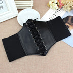 Synthetic Leather Waist Cincher Corset Belt