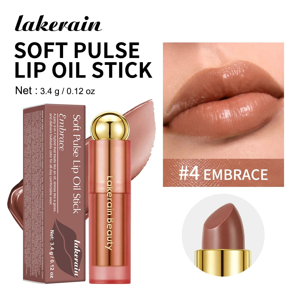 Tinted Lip Oil Stick Moisturizing Glossy Plumping Lipstick - 22