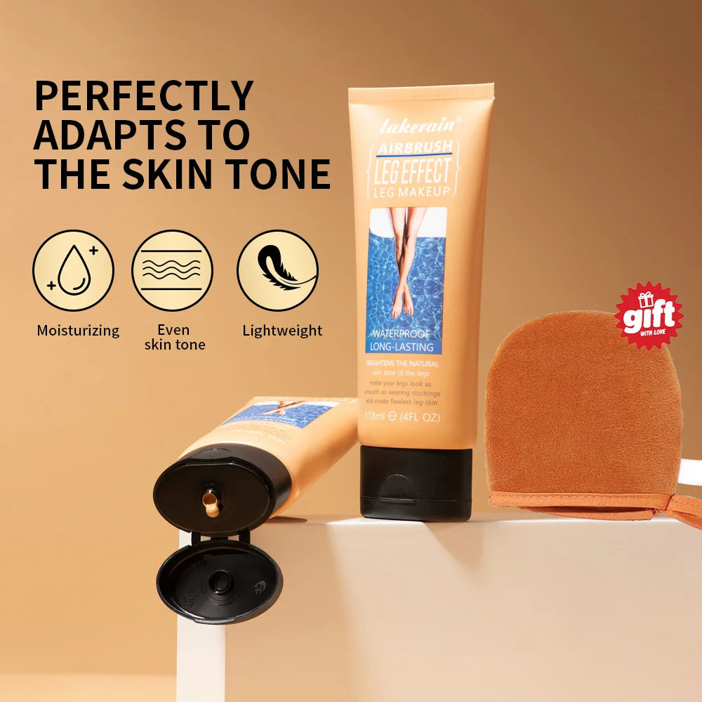 Waterproof Liquid Leg Foundation And Body Concealer With Applicator