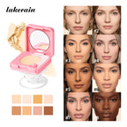 Pressed Powder Compact With Mirror And Phone Grip