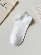 Polyester Elastane Blend Crew Socks Three Pair Set