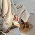 Thickened Polyester Mid Calf Knit Socks
