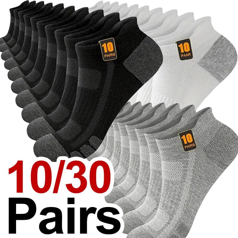 Polyester Elastane Low Cut Athletic Socks