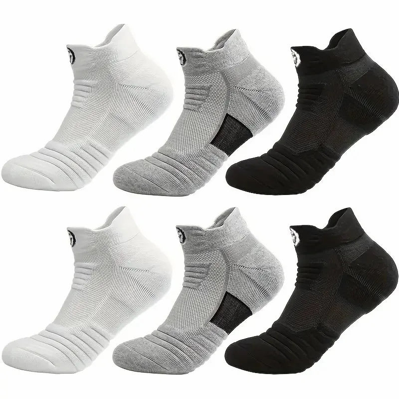 Polyester Spandex Athletic Ankle Socks