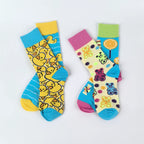 Cotton Blend Cartoon Mid Calf Unisex Socks