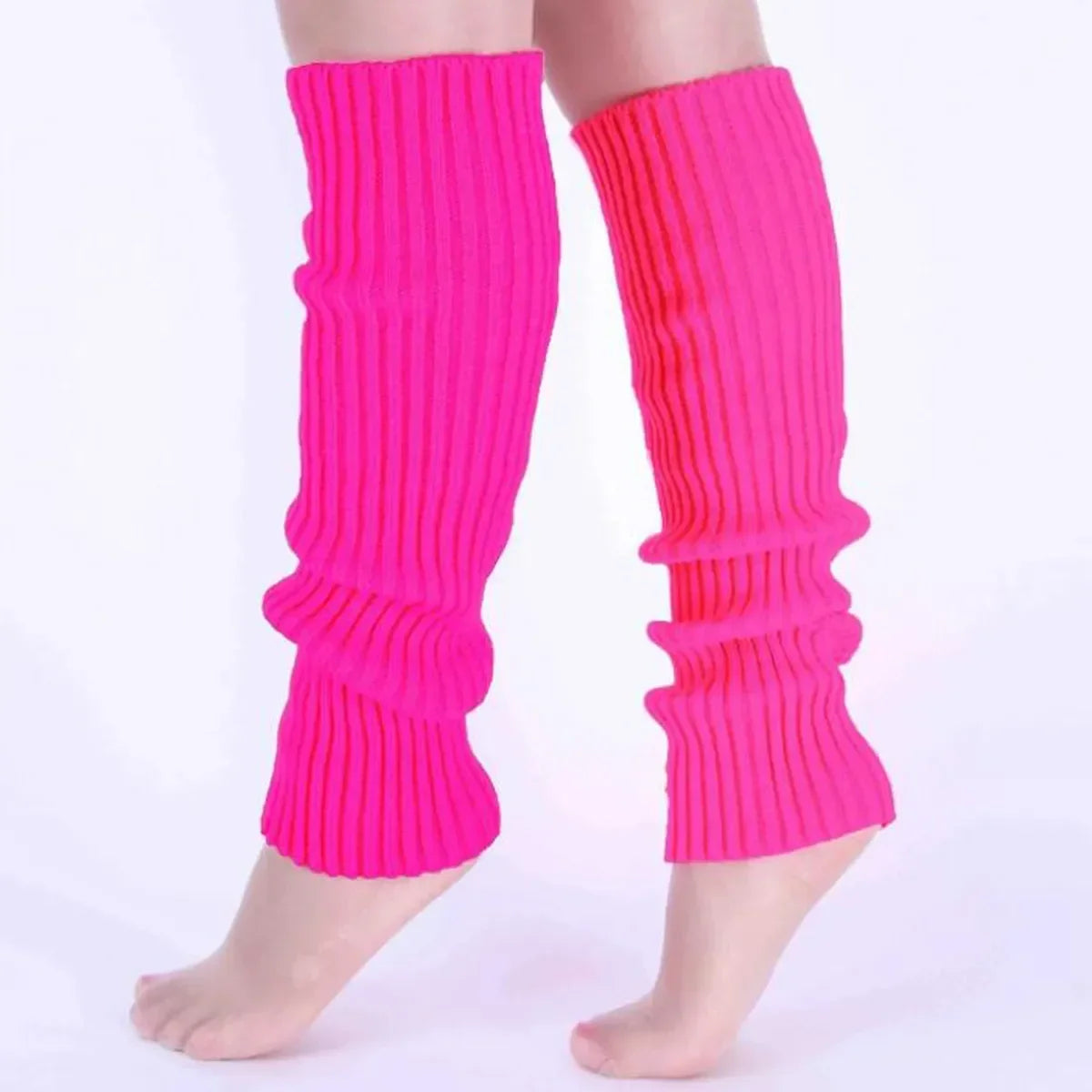 Polyester Elastane Knit Knee High Leg Warmers