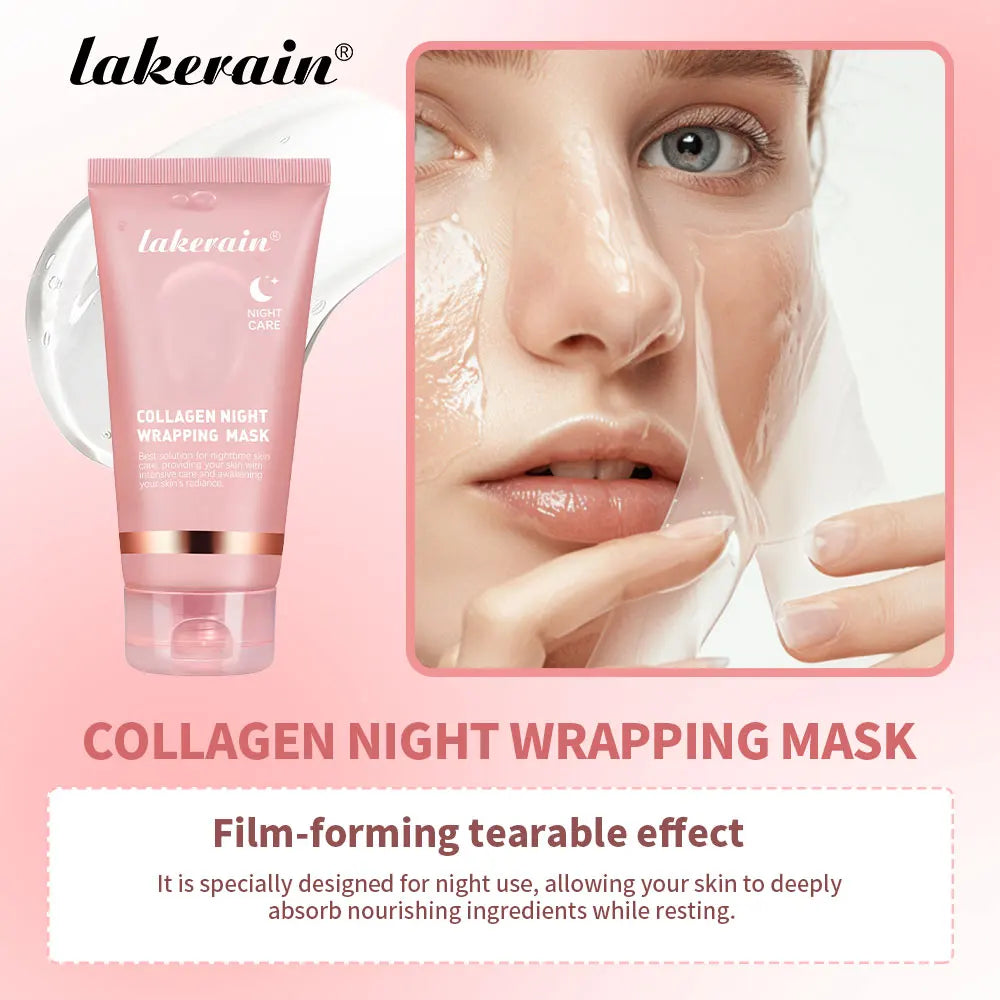 Collagen and Turmeric Peel Off Overnight Facial Mask Duo - 3
