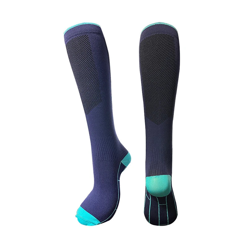 Nylon Polyester Compression Socks 20 30mmHg Circulation Support
