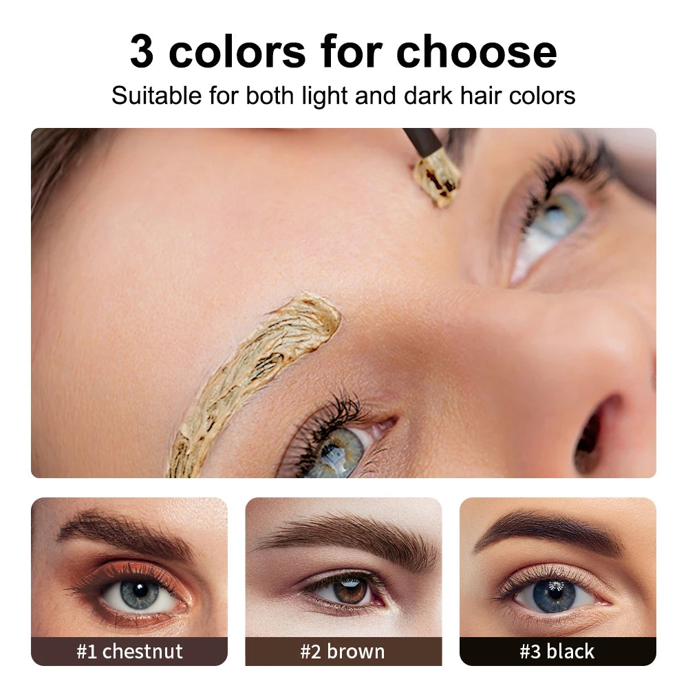 Eyelash and Eyebrow Tinting Kit Waterproof Cosmetic Dye