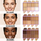 8 Shade Cream Concealer Palette and Contour Kit