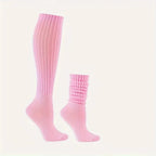 Polyester Elastane Knitted Calf Socks