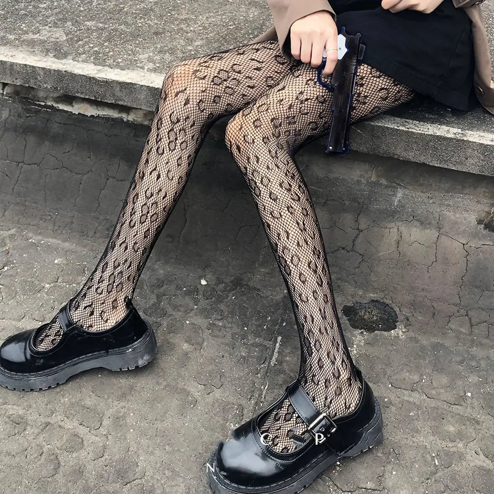 Nylon Fishnet Pantyhose Stretchy Mesh Tights