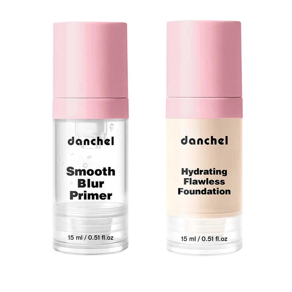 Liquid Foundation and Primer Makeup Set