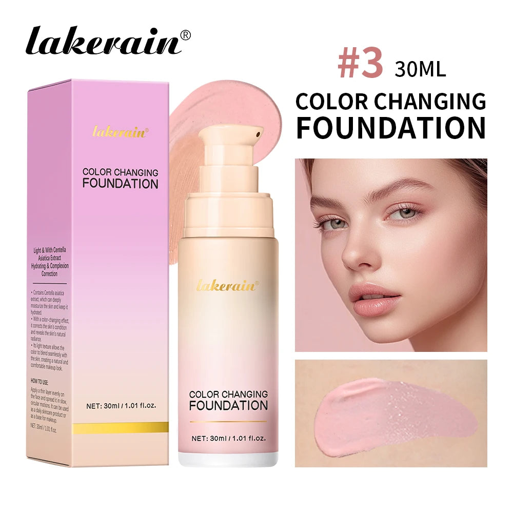 Color Changing Liquid Foundation Moisturizing Base Makeup - 23