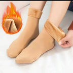 Polyester Fleece Lined Winter Socks