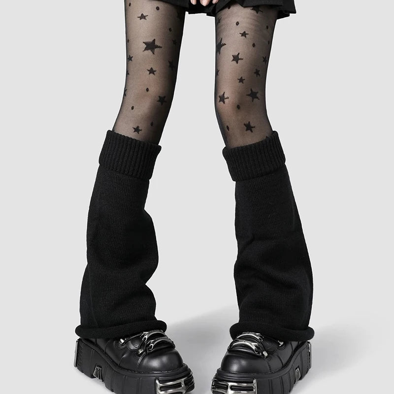 Polyester Spandex Knitted Leg Warmers - 4
