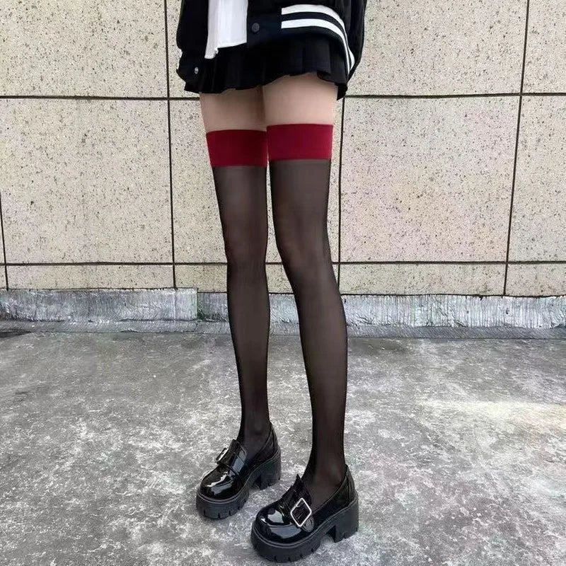 Nylon Thigh High Stockings For Women