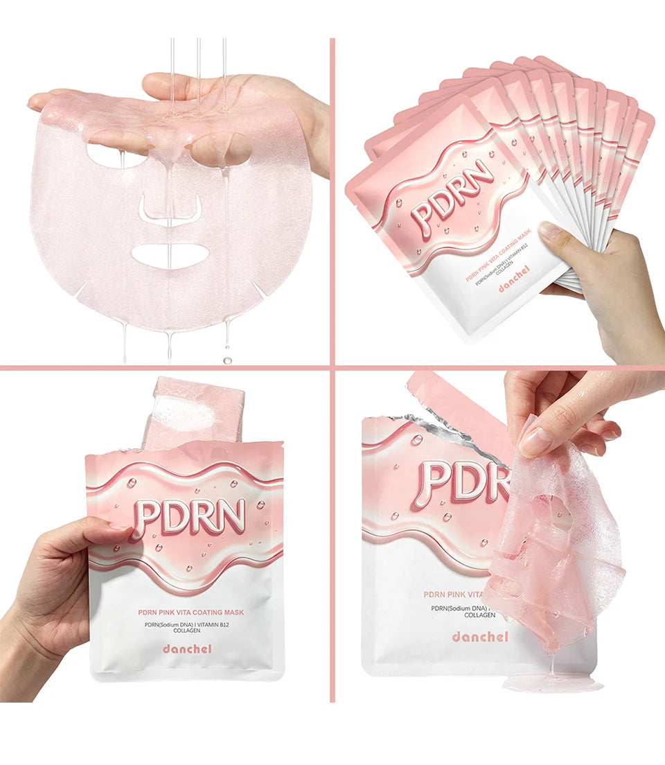 Salmon DNA PDRN Vitamin Gel Sheet Mask 10 Pack