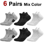 Polyester Elastane Ankle Athletic Sports Socks