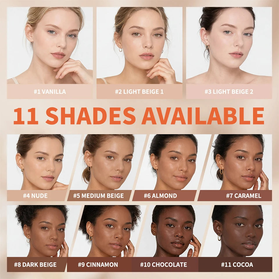 Liquid Foundation and Concealer Velvet Matte Finish