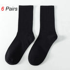 Polyester Spandex Casual Middle Tube Socks