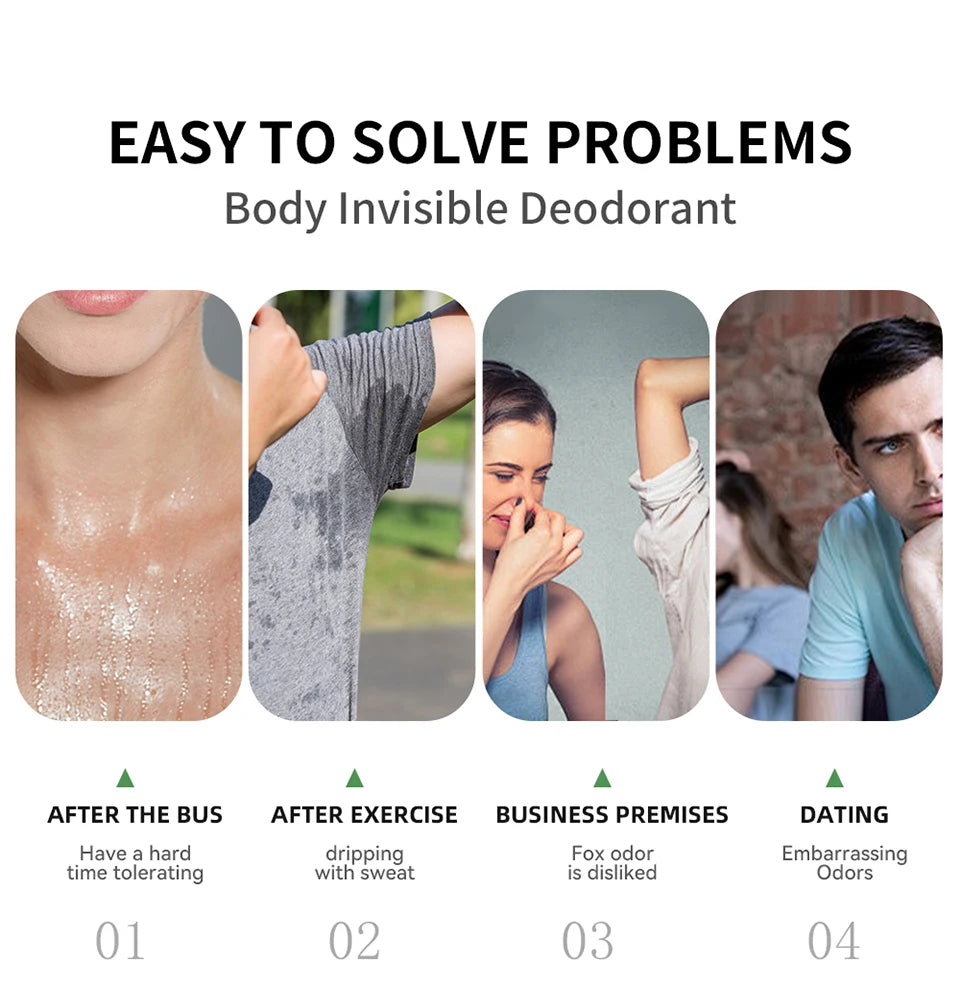 Full Body Deodorant Invisible Cream - 8