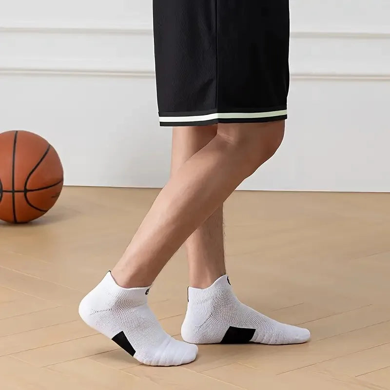 Polyester Spandex Athletic Ankle Socks