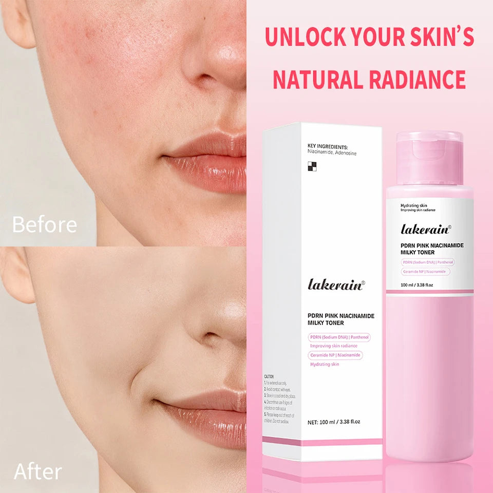 PDRN Niacinamide Milky Facial Toner Hydrating Skincare Lotion