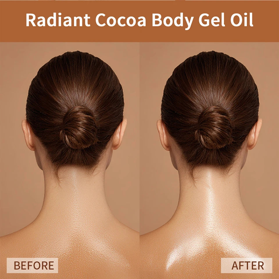 Cocoa Butter Body Gel Oil Moisturizing Skincare Treatment 200ml