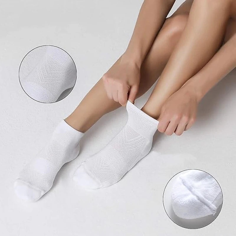 Polyester Elastane Ankle Socks Set - 6