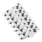 Butterfly Pattern Mid Length Polyester Elastane Socks Set