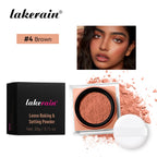 Matte Finish Loose Setting Powder Makeup With Puff