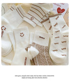 Polyester Blend Mid Tube Socks Women Casual Daily Wear